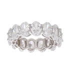 Drapé Oval Gemstone Sterling Silver Ring