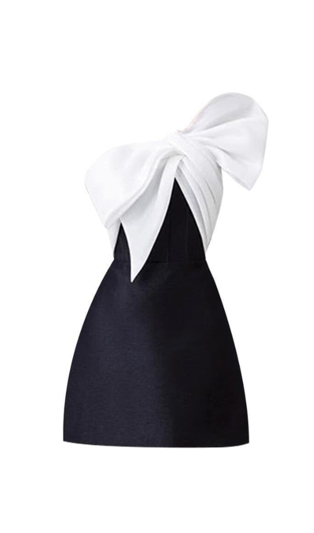 Flowering Girl Women Bow-Tie Off-Shoulder Mini Dress
