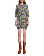 FLORAL MINI DRESS IN PRIMROSES