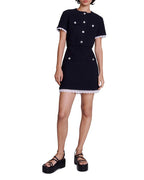 RAMISIA TWEED SHORT SLEEVE DRESS
