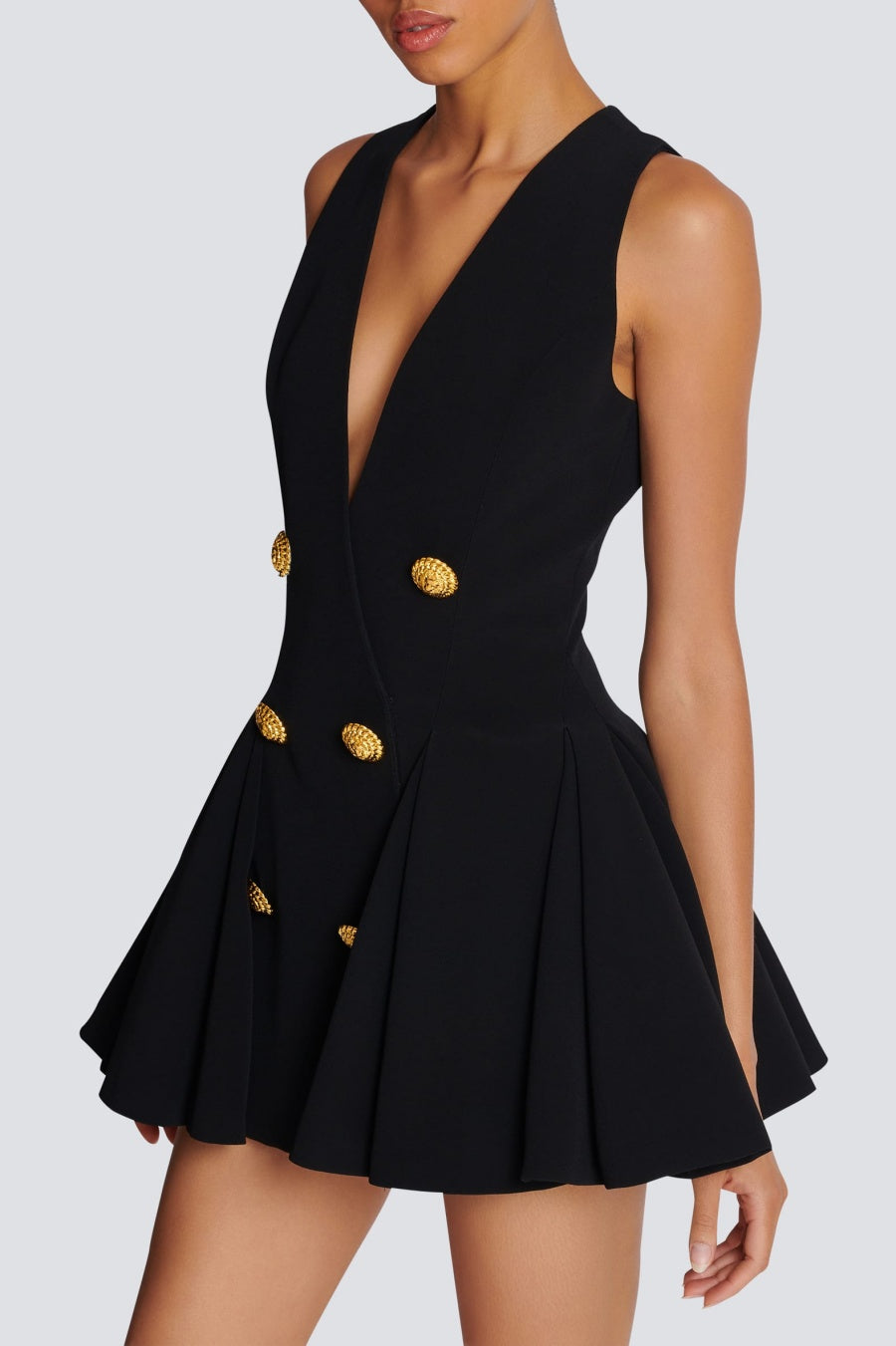 Flowering Girl Women Makia Pleated Flared Mini Dress