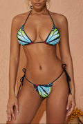 Flowering Girl Women Maritza Butterfly Bikini Two Piece Set In Green