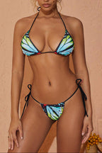 Flowering Girl Women Maritza Butterfly Bikini Two Piece Set In Green