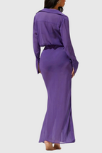 Flowering Girl Women Mckie Shirt Maxi Dress