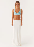 Flowering Girl Women Mercer Sequin Bralette - Blue