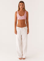 Flowering Girl Women Mercer Sequin Bralette - Pink