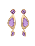 Flowering Girl Women Mikko Geometric Rhinestone Earrings