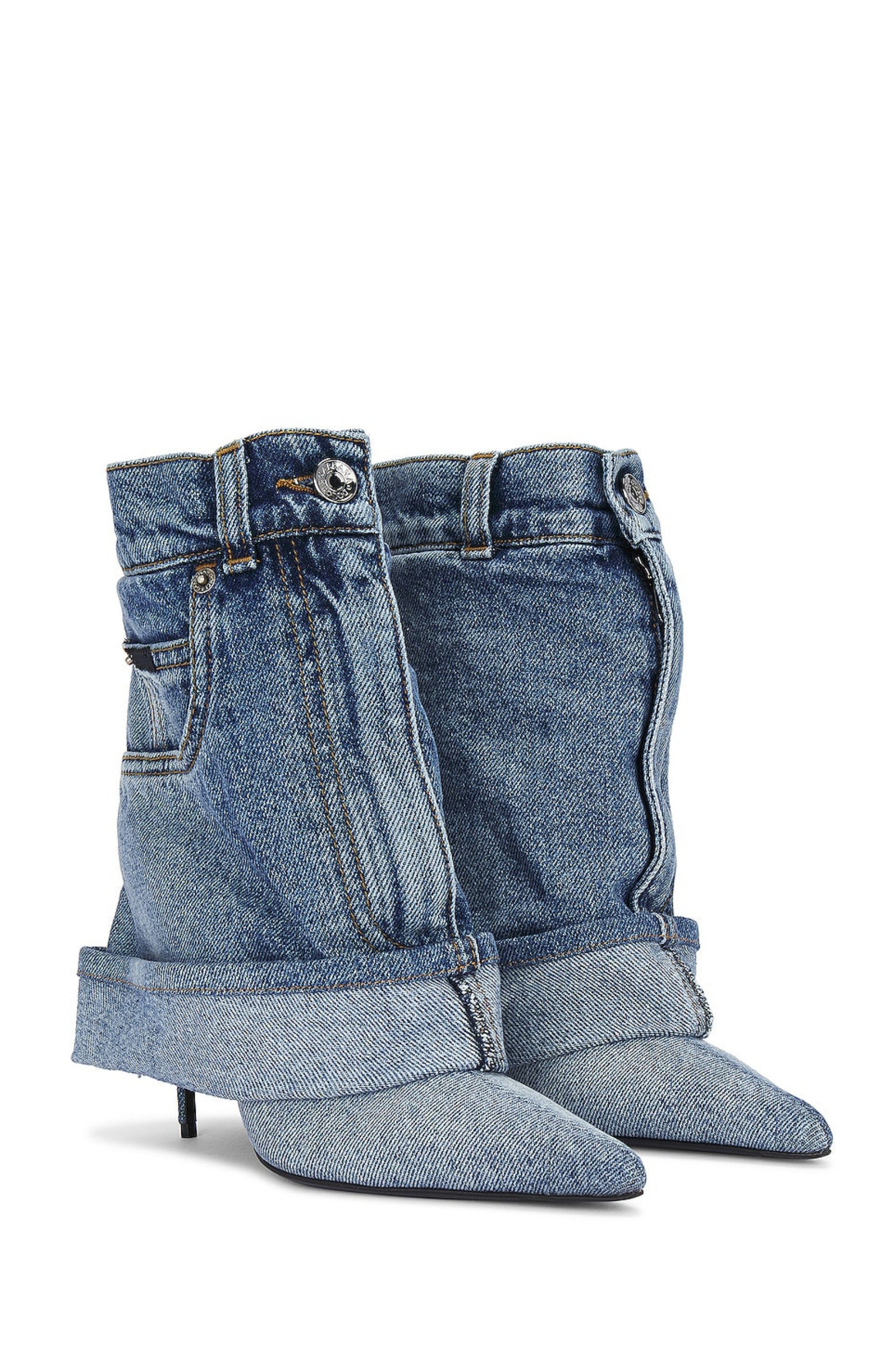 Flowering Girl Women MilIano Denim Trouser Ankle Bootie