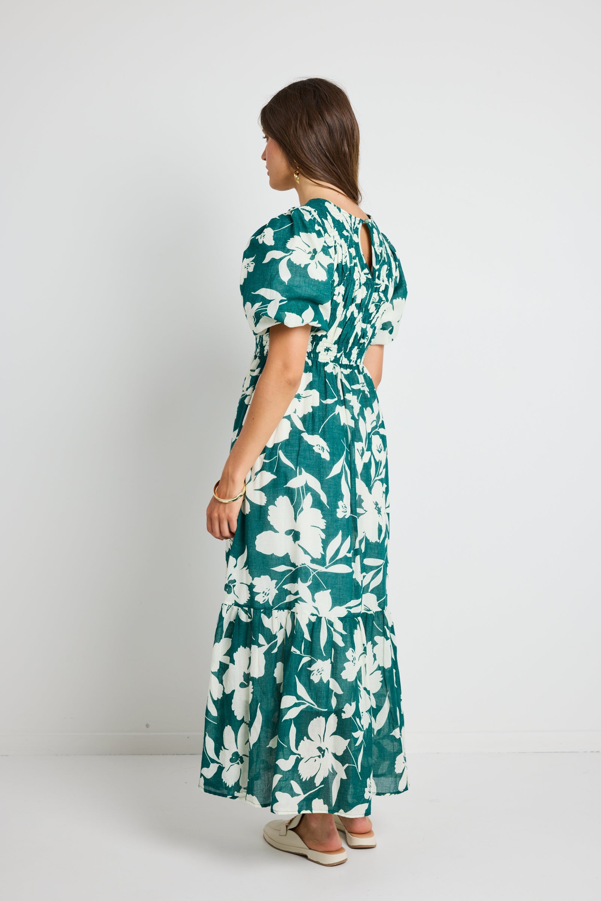Flowering Girl Women Ivy + Jack Milano Tiered Maxi Dress