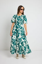 Flowering Girl Women Ivy + Jack Milano Tiered Maxi Dress