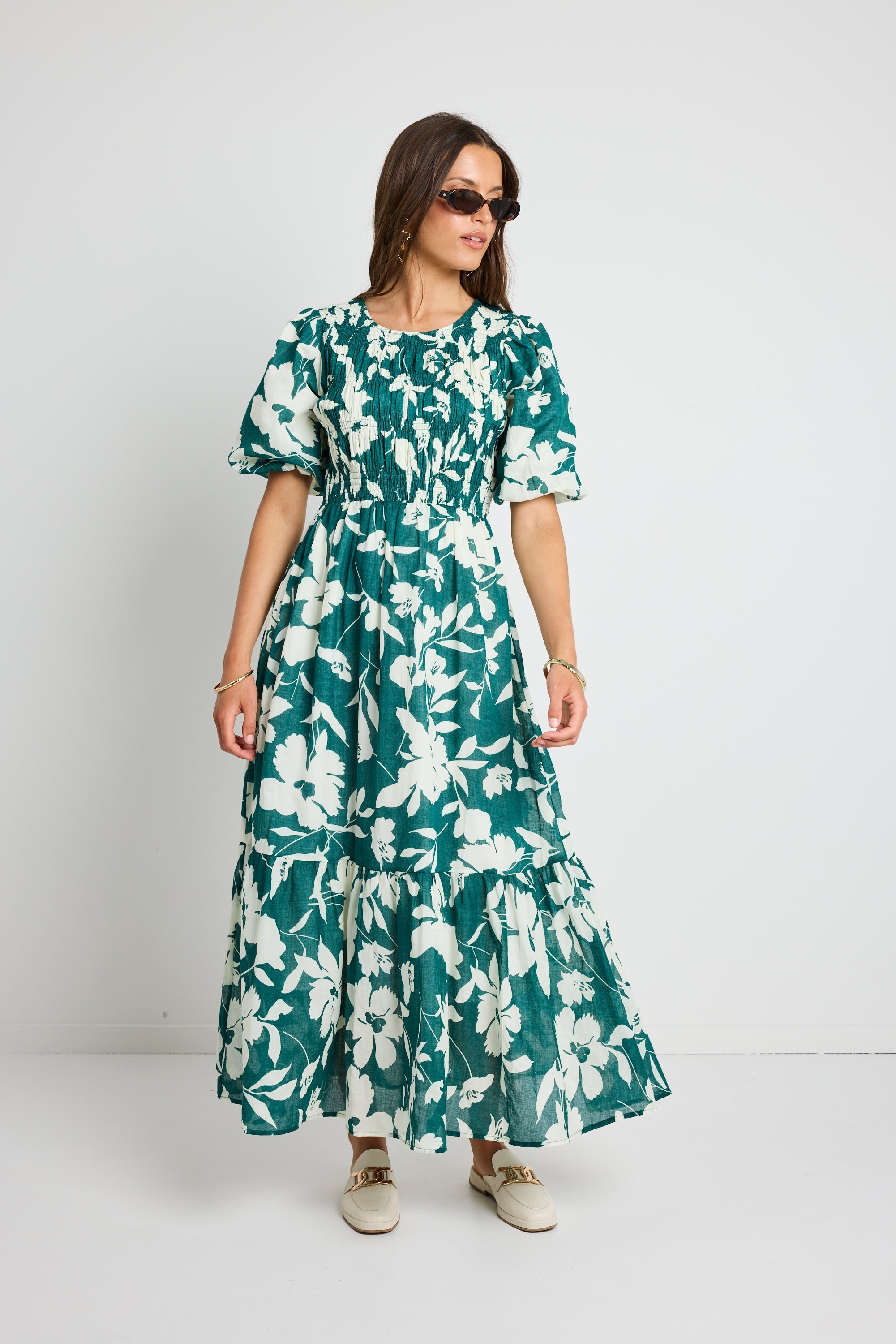 Flowering Girl Women Ivy + Jack Milano Tiered Maxi Dress