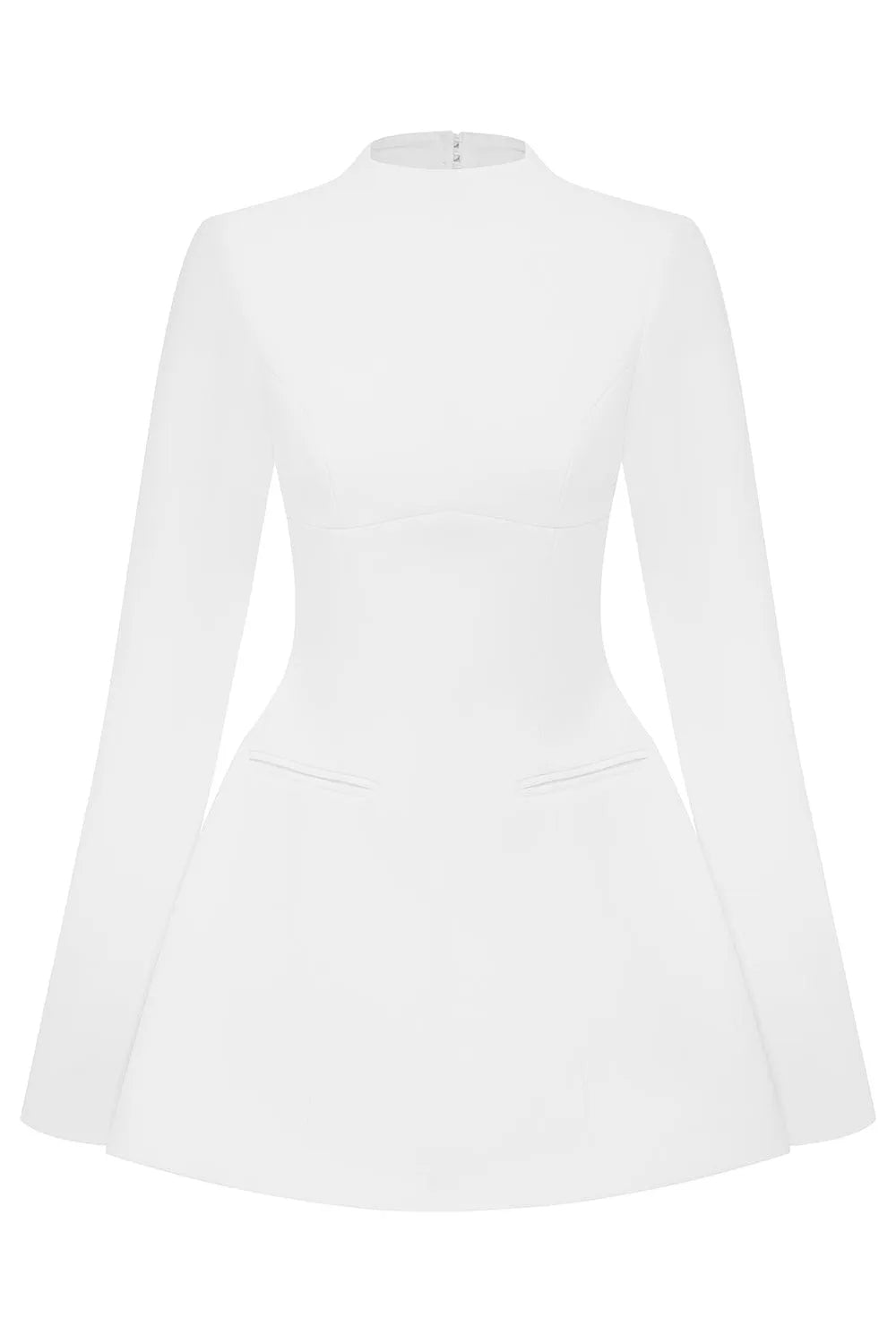Flowering Girl Women Molly Open Back Long Sleeve Mini Dress