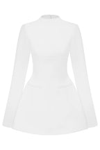 Flowering Girl Women Molly Open Back Long Sleeve Mini Dress