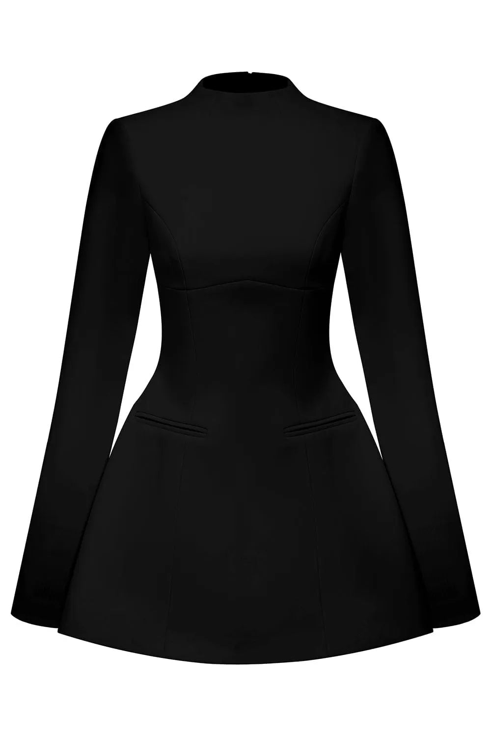 Flowering Girl Women Molly Open Back Long Sleeve Mini Dress
