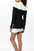 Flowering Girl Women Nerissa Patchwork Blazer Two Piece Set