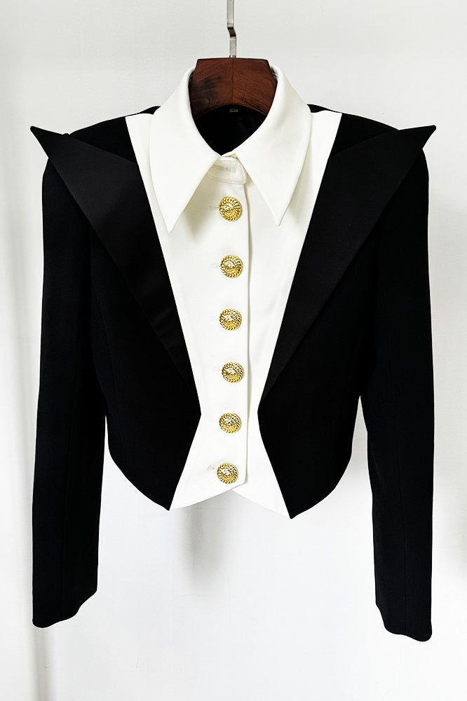 Flowering Girl Women Nerissa Spencer Buttoned Crop Jacket
