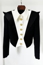 Flowering Girl Women Nerissa Spencer Buttoned Crop Jacket