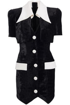 Flowering Girl Women Nia Velvet V-Neck Mini Dress
