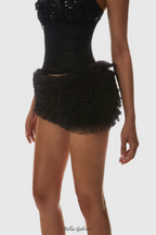 Nketia Sequin Embroidery Strapless Corset