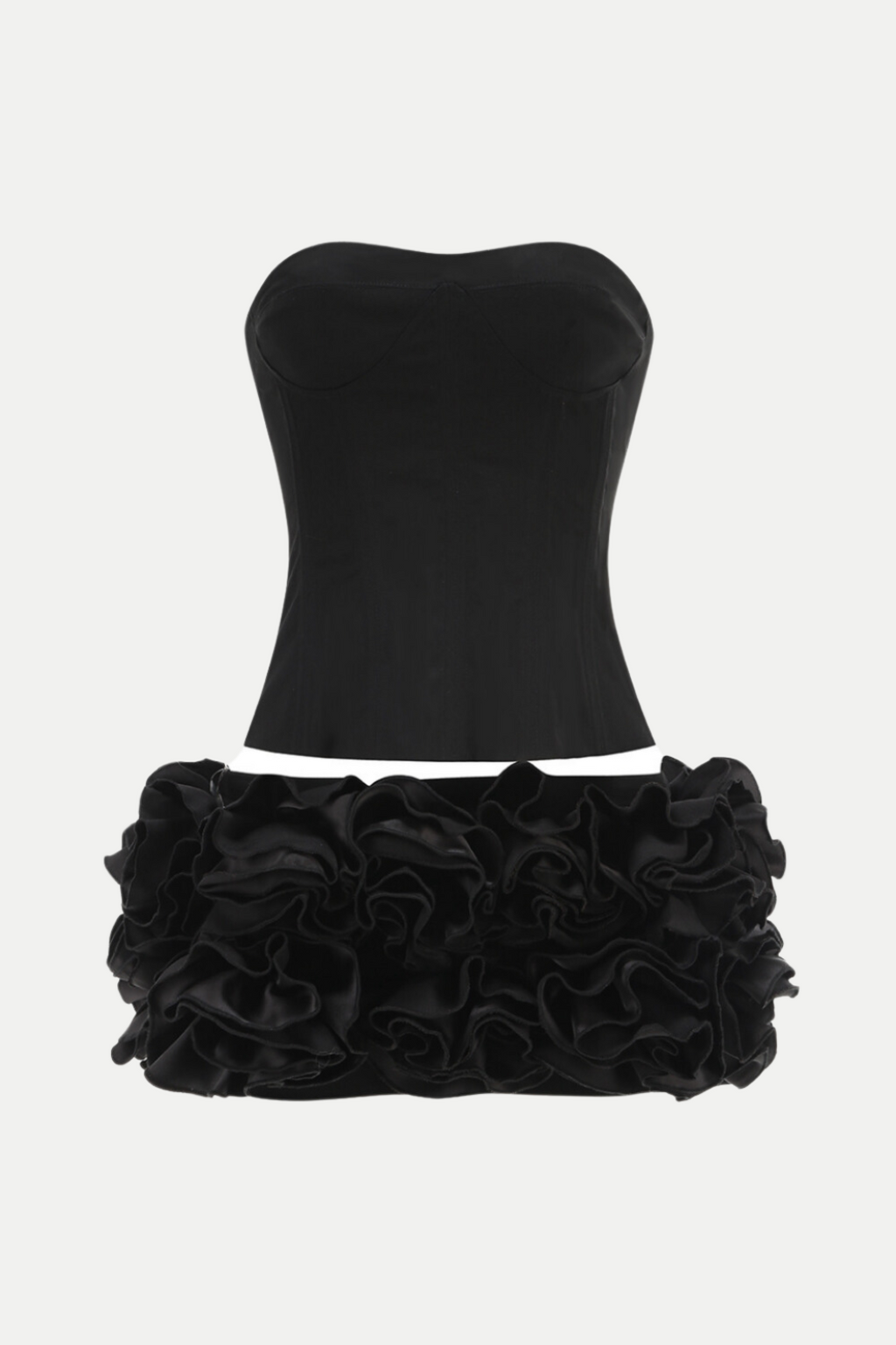 Flowering Girl Women Nuala Floral Lace Up Two Piece Set - Black