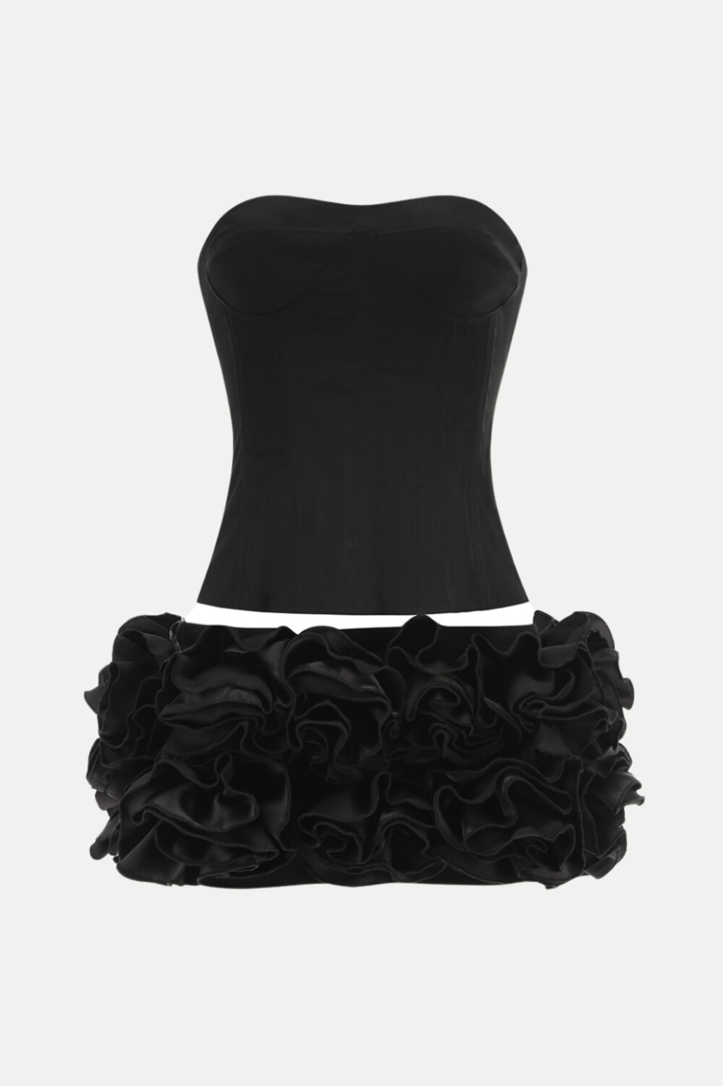 Flowering Girl Women Nuala Floral Lace Up Two Piece Set - Black