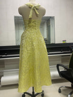 Effie Midi Dress - Lemon