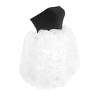 Flowering Girl Women tina white 3d flowers strapless black mini dress