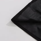 ashley Ruffle embellished Blazer in black