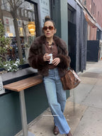 Flowering Girl Women samantha imitation fur jacket