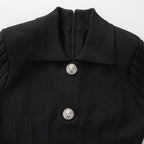 Kristin Black Knitted Mini Dress