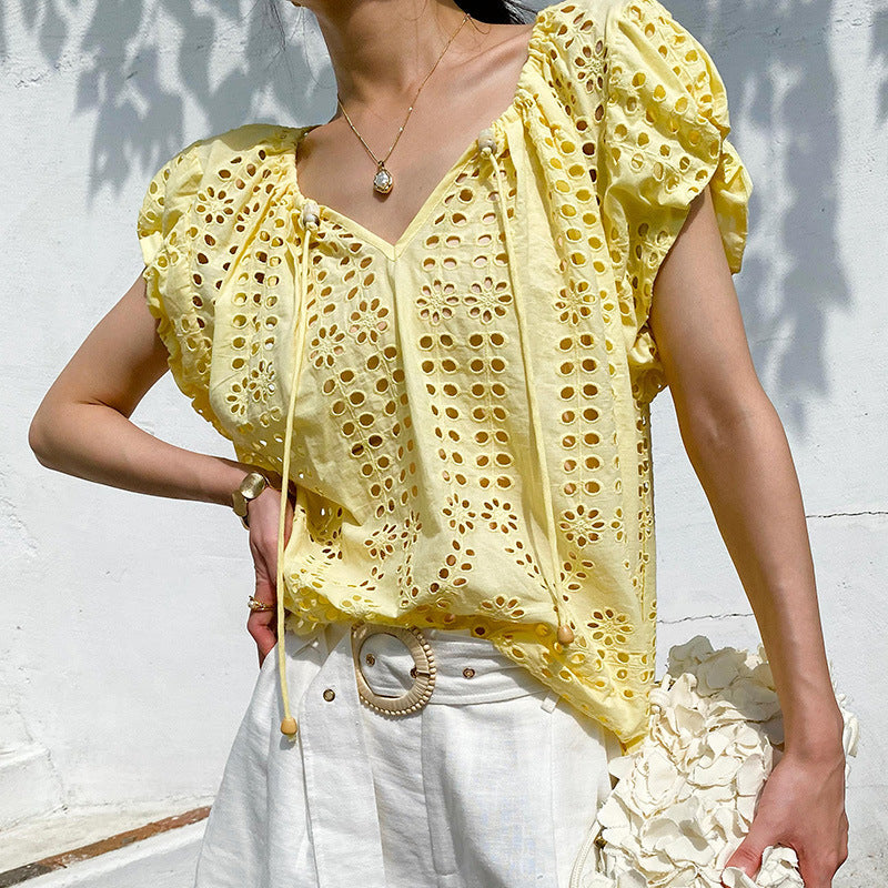 White Cotton Linen Shorts Pants