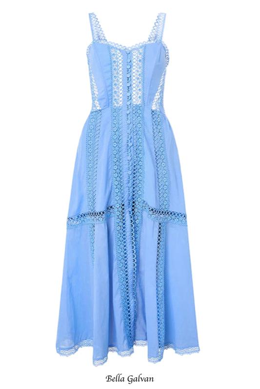 lillian embroidered hollow tube top maxi dress