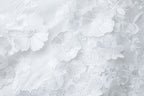 Flowering Girl Women Georgia 3d Floral Lace Mini Dress In White