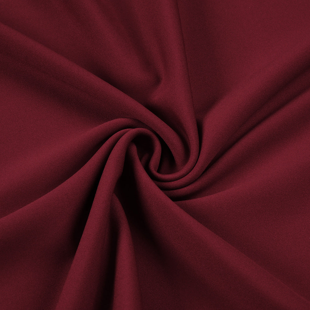 Flowering Girl Women sheer knit curve maxi dress in merlot