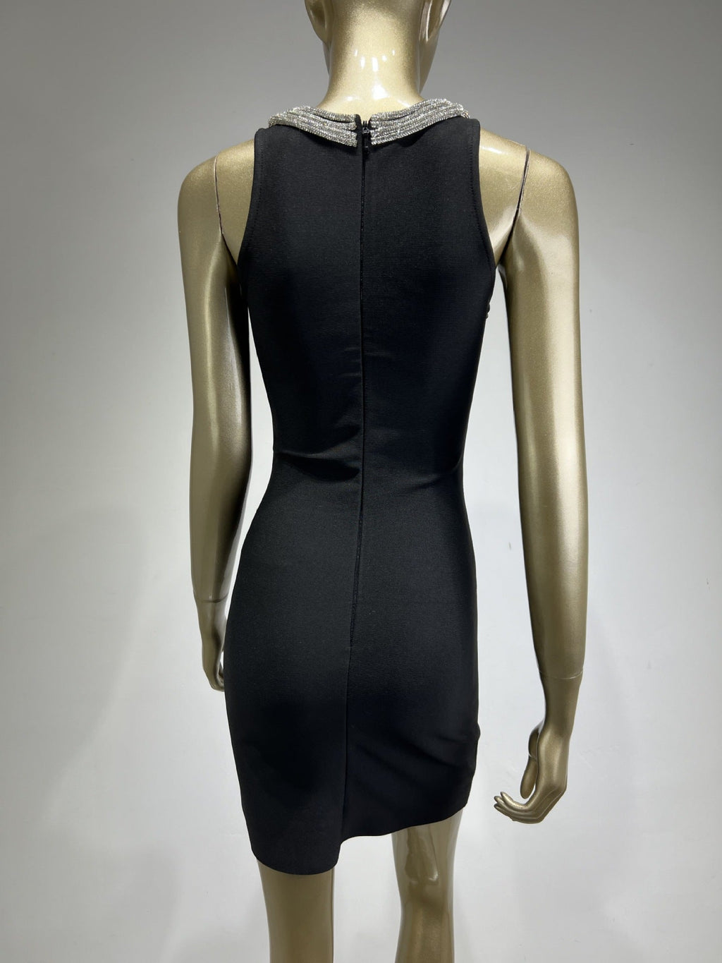 Flowering Girl Women MIKINE DIAMANTE BANDAGE MINI DRESS IN BLACK