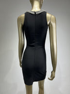 Flowering Girl Women MIKINE DIAMANTE BANDAGE MINI DRESS IN BLACK