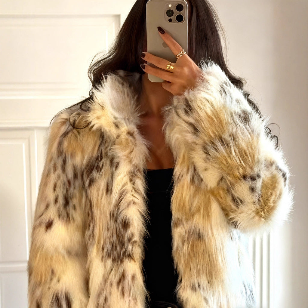 Flowering Girl Women murray faux fur dyed coat