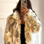 Flowering Girl Women murray faux fur dyed coat
