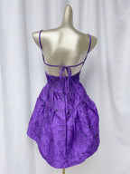 Jacquard Dopamine Slip Mini Dress