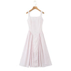 Flowering Girl Women Sherrie Midi Dress - Blush Gingham