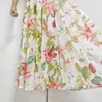 Flowering Girl Women Multicolor Floral Print Fauna Gazar Gown