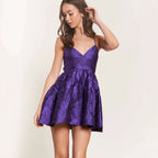Jacquard Dopamine Slip Mini Dress