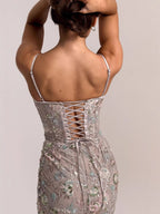 Sabina Sexy And Elegant Strapless Backless Maxi Dress