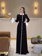 Flowering Girl Women carlin long-sleeved long skirt waist dress