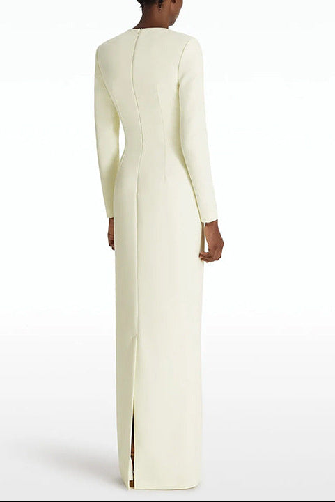 Flowering Girl Women ivory mermaid gown