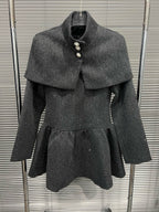 Hawthy Polka Dot Cape & Dress Set