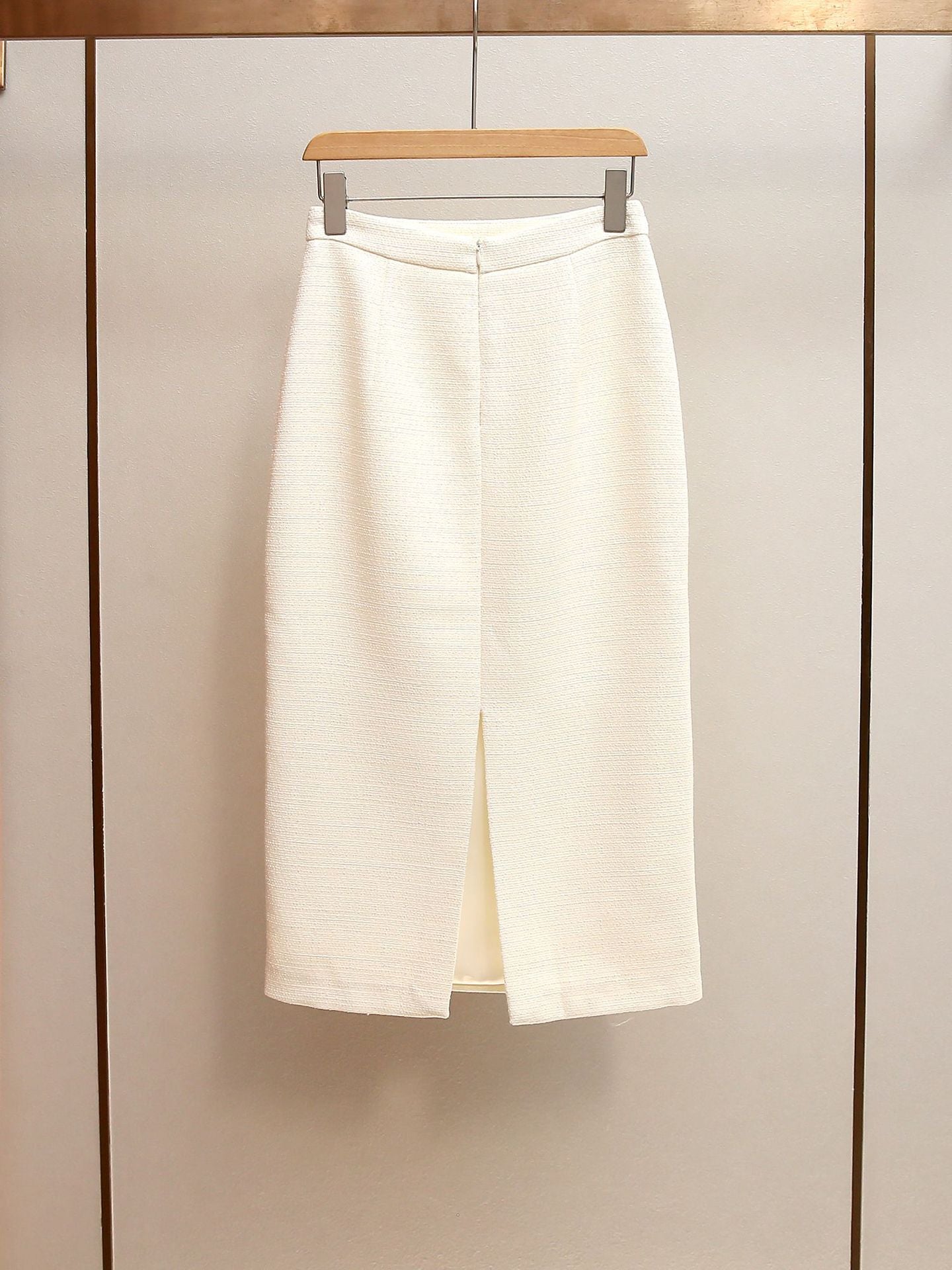 michaelia Cream Boucle Tailored Midi Dress set