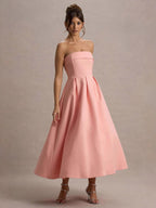 Flowering Girl Women white bandeau midi dress