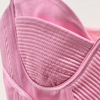 Flowering Girl Women Acetate-blend satin mini dress in pink