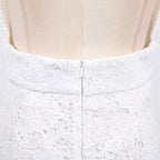 hazel white Deep V-neck halterneck layer ruffle trim maxi dress